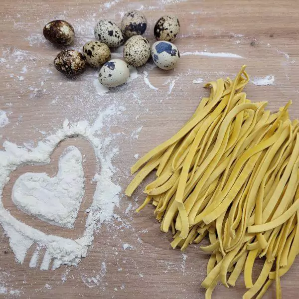 Fürjtojásos tagliatelle száraztészta 250g