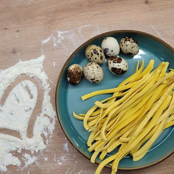 Fürjtojásos tagliatelle száraztészta 250g